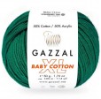 BABY COTTON XL 3467 павлиновая зелень