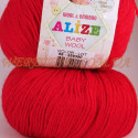 BABY WOOL 56 красный