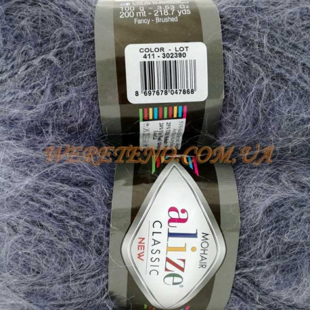 MOHAIR CLASSIC 411 джинс меланж