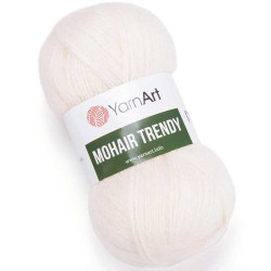 MOHAIR TRENDY 1003 молочный