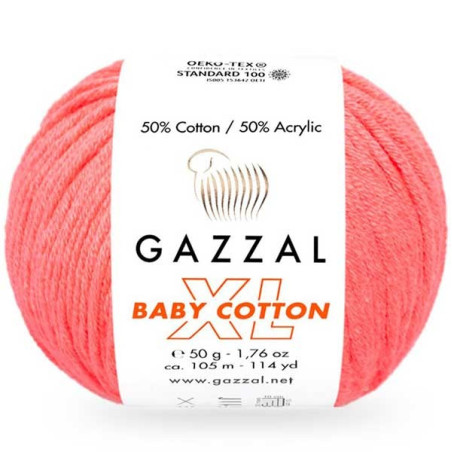 BABY COTTON XL 3460 светло-коралловый