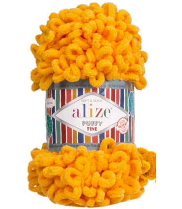 PUFFY FINE 82 тёмно-жёлтый