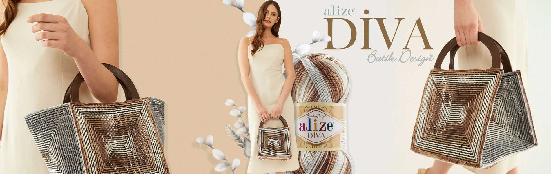 Alize Diva Batik — меланжева пряжа з мікрофібри
